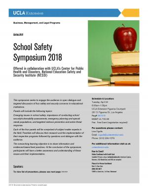 school safety symposium flyer page 1